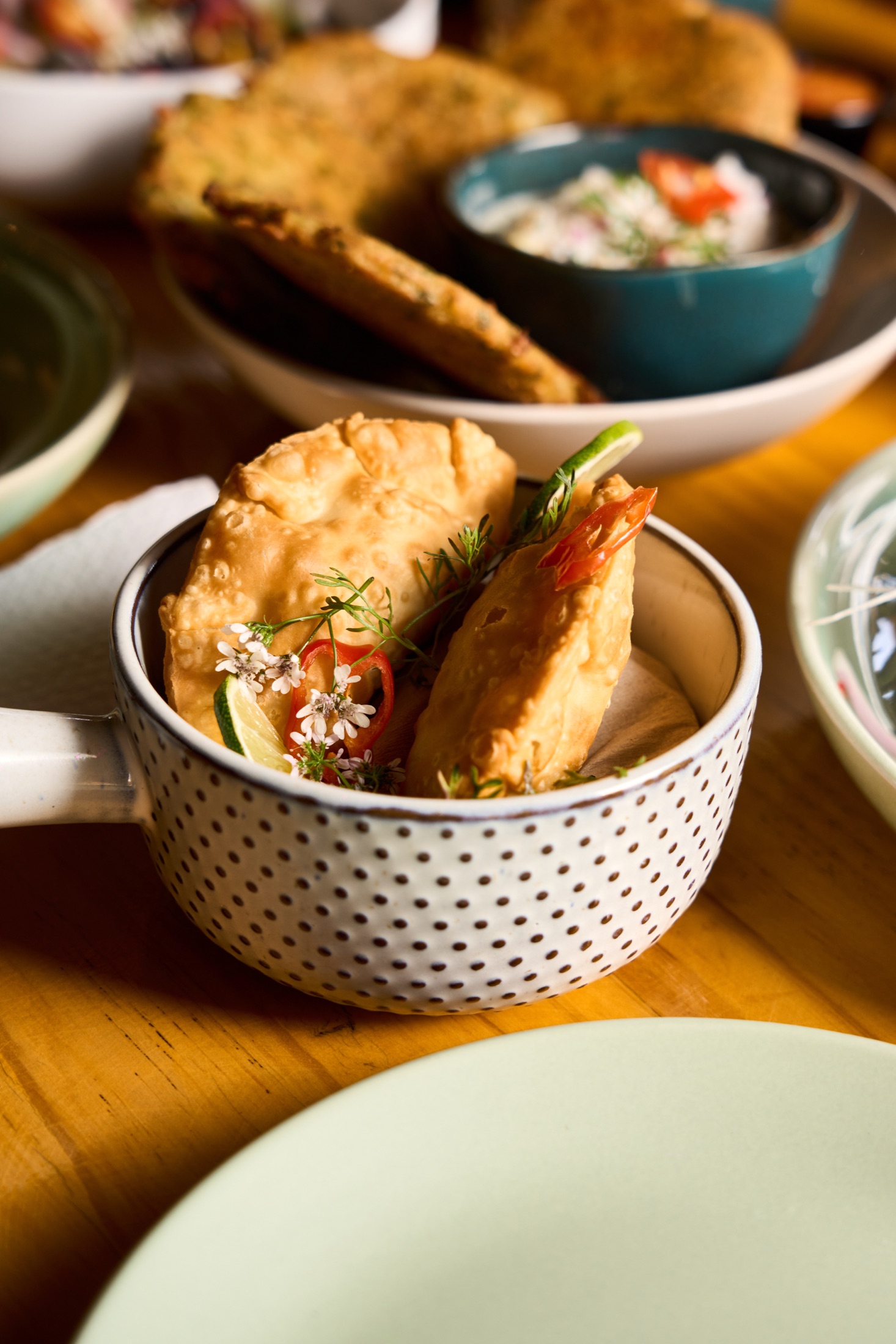 Empanadas acevichadas at HUMO by Chef Cavero